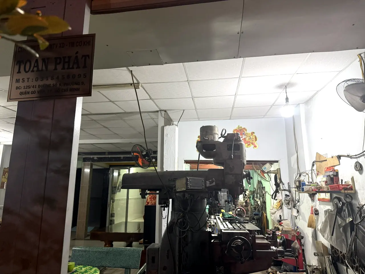 Biển hiệu Toàn Phát với mã số thuế 0318458095